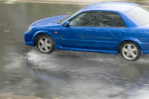 Driving in rain