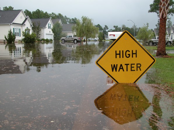 image of flooded street